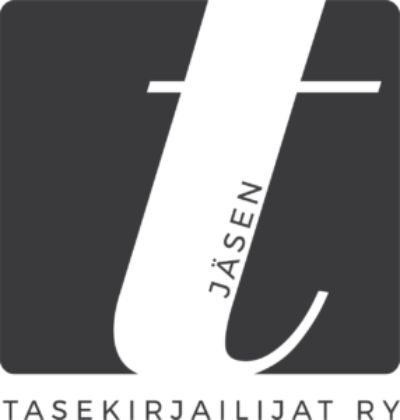Tasekirjailijat ry jäsen -logo